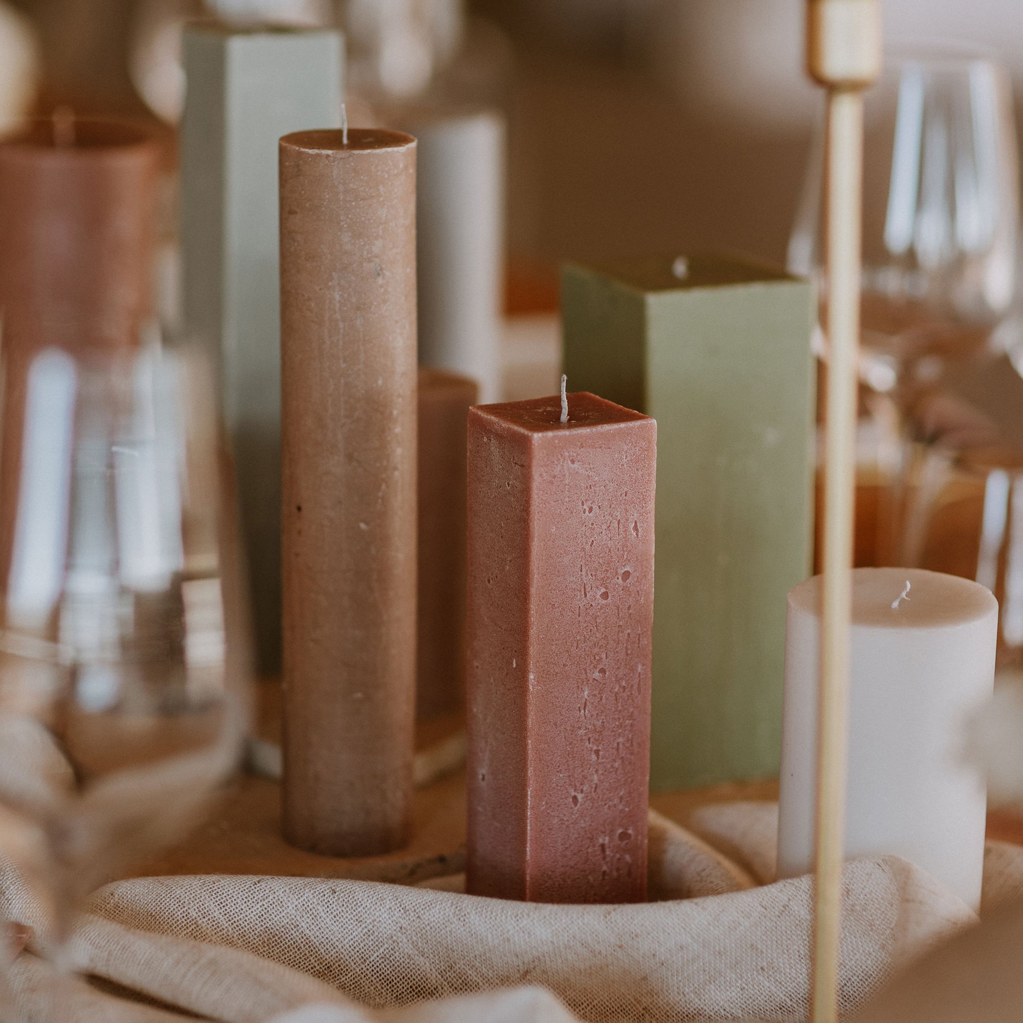 Candles for hire